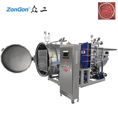 Buharlı baharat sterilizasyon makinesi, baharatların yanı sıra başka gıda ürünleri için de kullan...